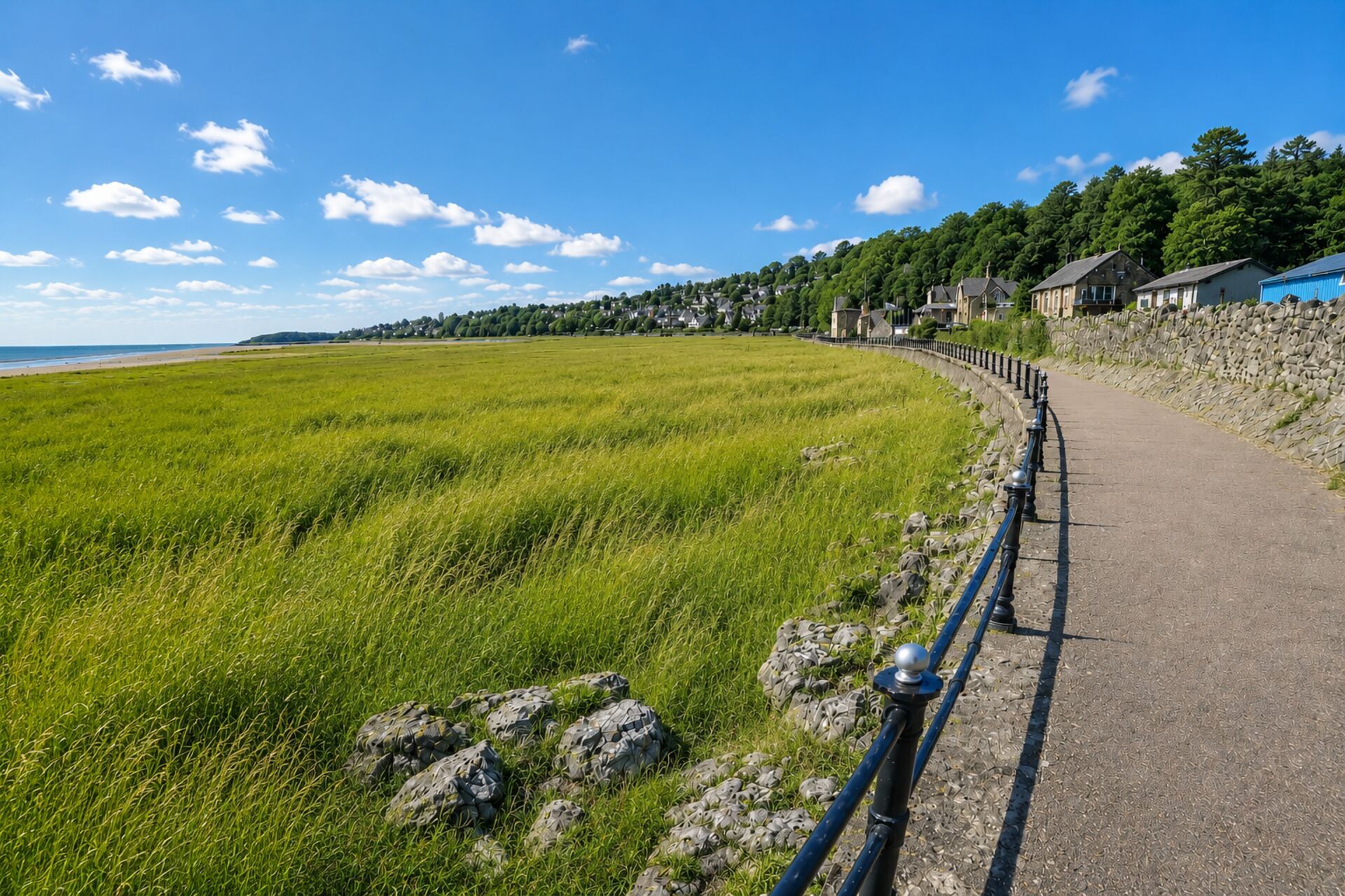 The promenade at Grange over Sands